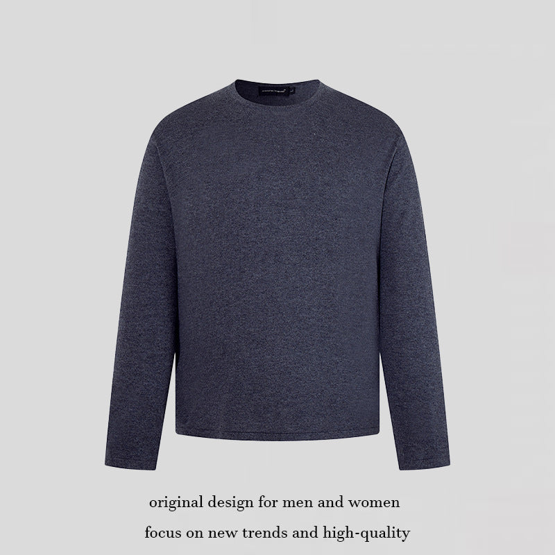 Herren Feinstrickpullover mit Rundhalsausschnitt und geradem Schnitt Nord Taschen