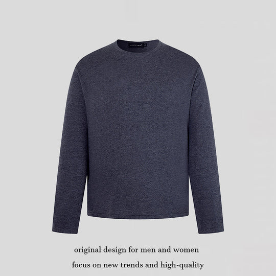 Herren Feinstrickpullover mit Rundhalsausschnitt und geradem Schnitt Nord Taschen