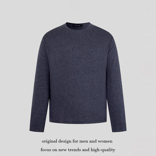 Herren Feinstrickpullover mit Rundhalsausschnitt und geradem Schnitt Nord Taschen