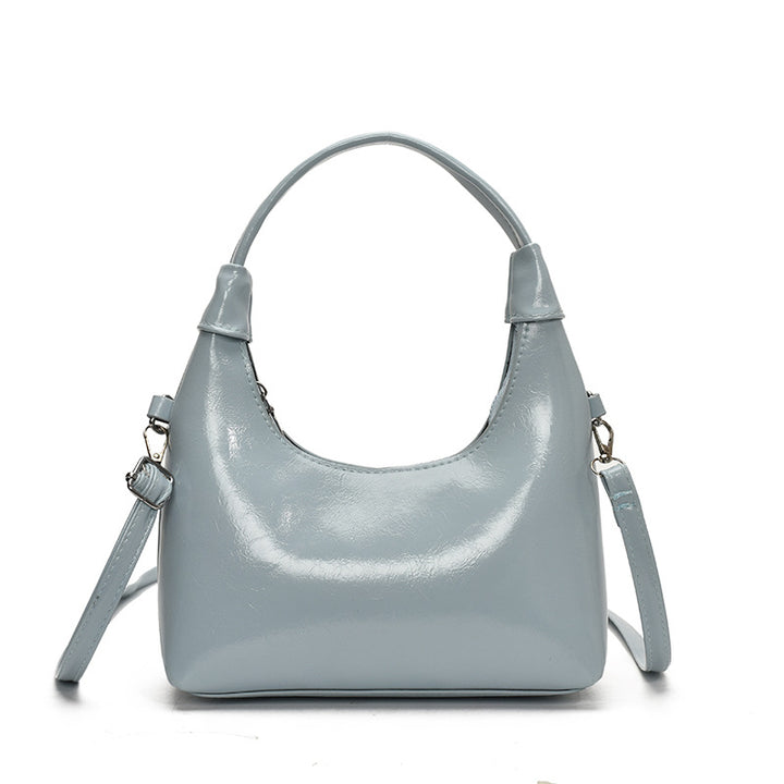 Damen Hobo-Handtasche mit elegantem, glänzendem Obermaterial und abnehmbarem Schulterriemen Nord Taschen