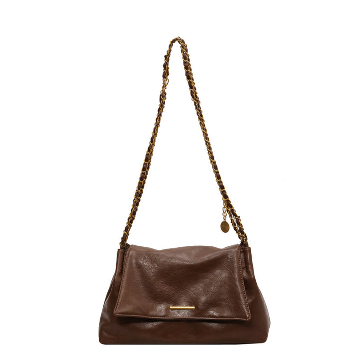 Damenhandtasche mit luxuriösem Kettenhenkel und weich strukturierter Oberfläche Nord Taschen