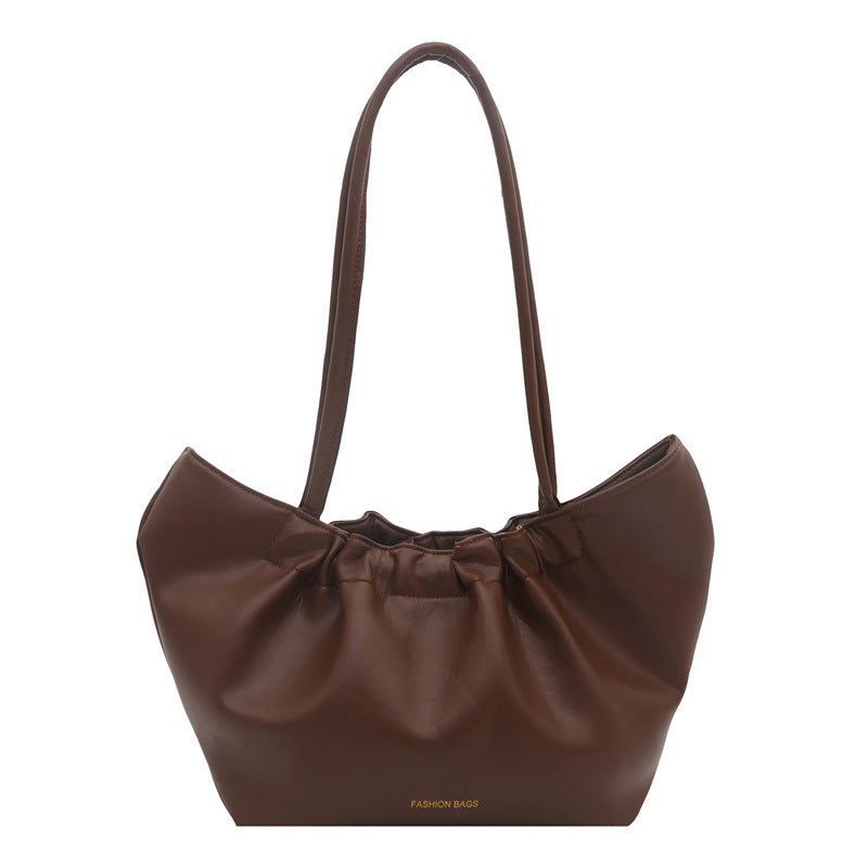 Damen elegante Handtasche mit raffiniertem Falten-Design Nord Taschen