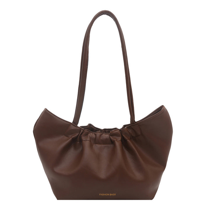 Damen elegante Handtasche mit raffiniertem Falten-Design Nord Taschen