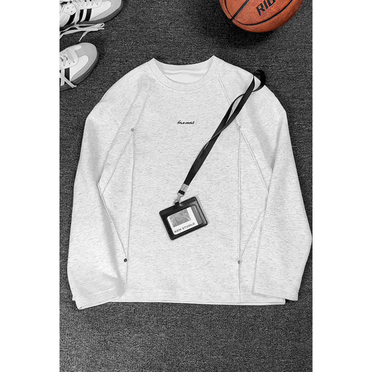 Herren Sportlicher Sweatshirt mit Raglanärmeln Nord Taschen