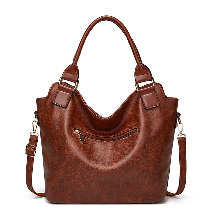 Damen Hobo-Tasche mit praktischem Reißverschluss und luxuriösem Kunstleder Nord Taschen