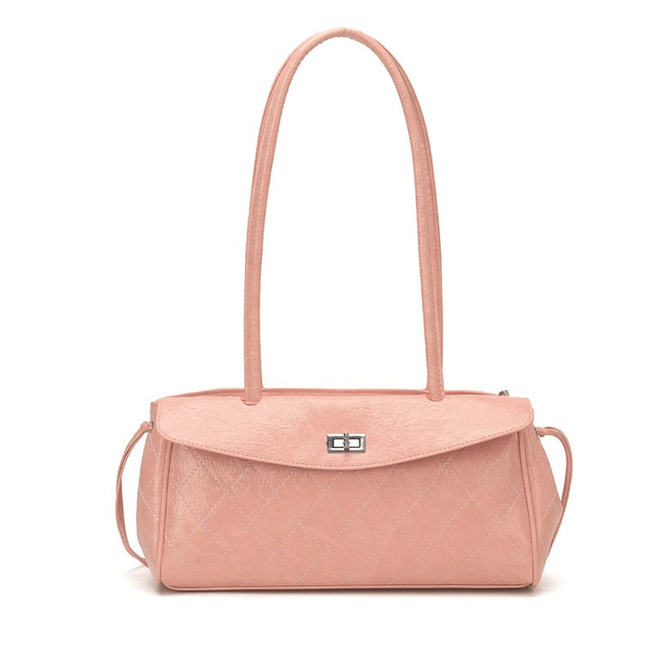 Damen elegante Schultertasche mit strukturiertem Kunstleder Nord Taschen