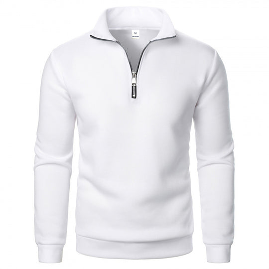 Herren Sportlicher Sweatpullover mit Stehkragen Nord Taschen