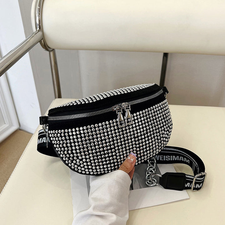 Damen modische Umhängetasche mit Glitzerakzenten Nord Taschen