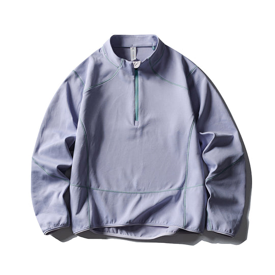 Unisex Halbzip-Fleecepullover mit Stehkragen, Flachnähten und verstellbarem Saum Nord Taschen