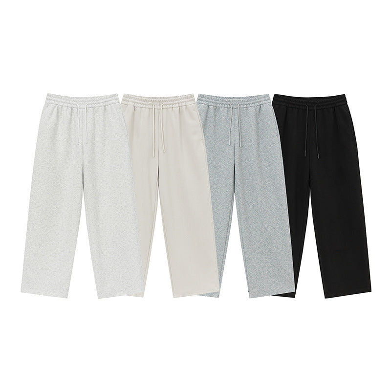 Unisex nan Relaxed-Fit Loungehose mit hohem Elastikbund, Kordelzug und geradem Bein Nord Taschen