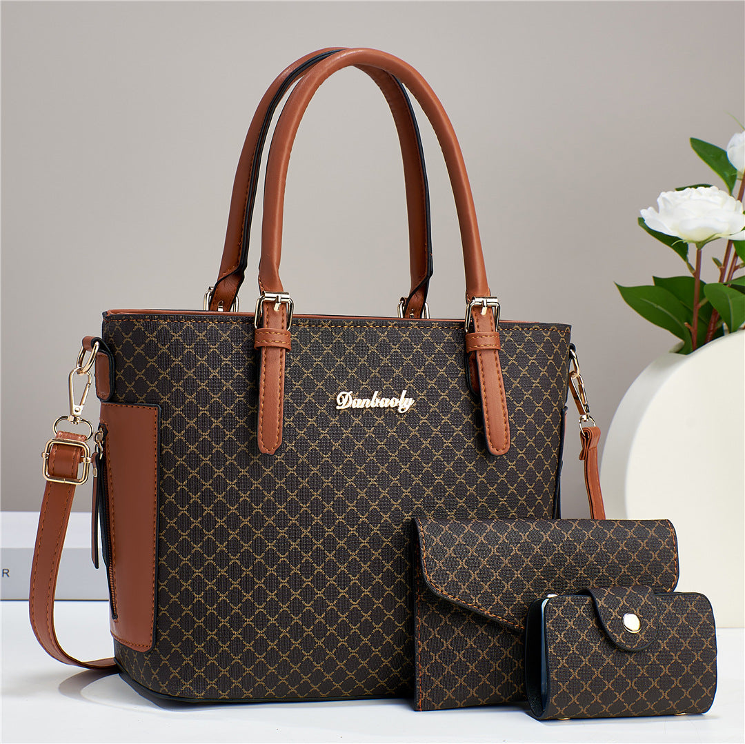 Damen modische Tragetasche mit abnehmbarem Portemonnaie Nord Taschen