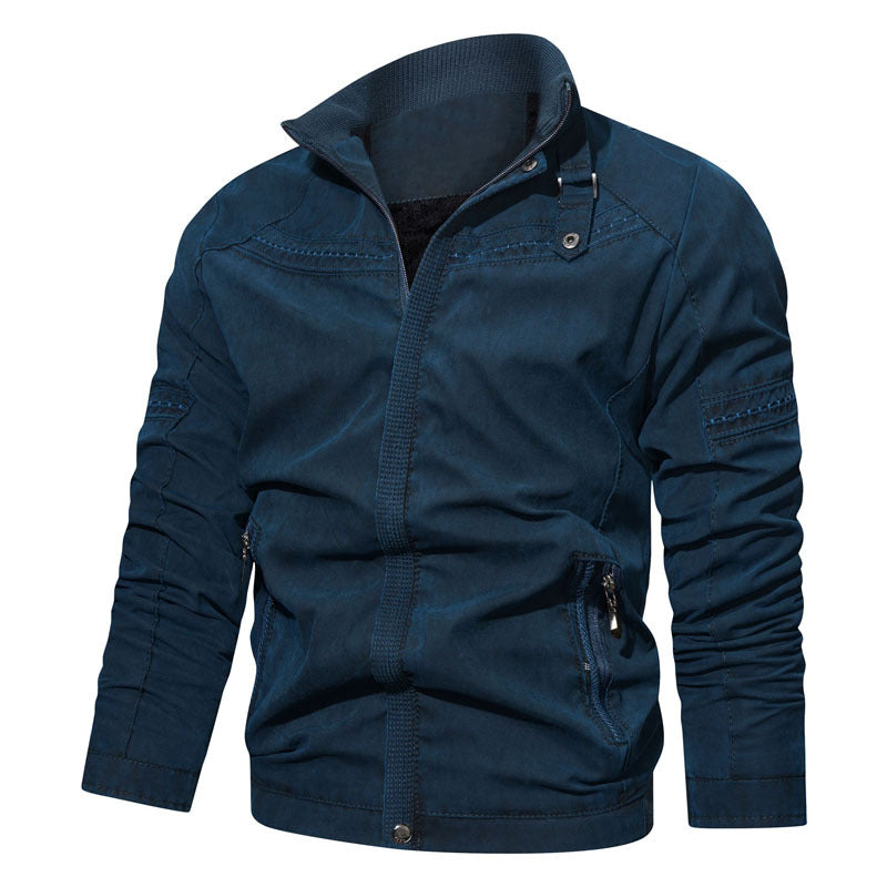 Herren Modische Übergangsjacke mit Steppdetails Nord Taschen