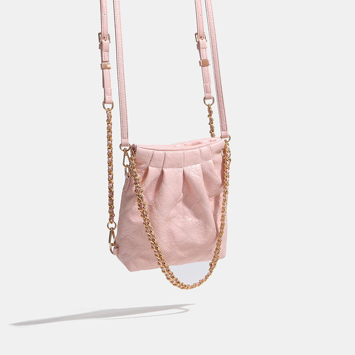 Damen Hobo-Tasche mit originellem Faltendesign und luxuriösem Kettenriemen Nord Taschen