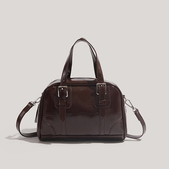 Damen elegante Henkeltasche aus hochwertigem Kunstleder mit strukturierten Details Nord Taschen