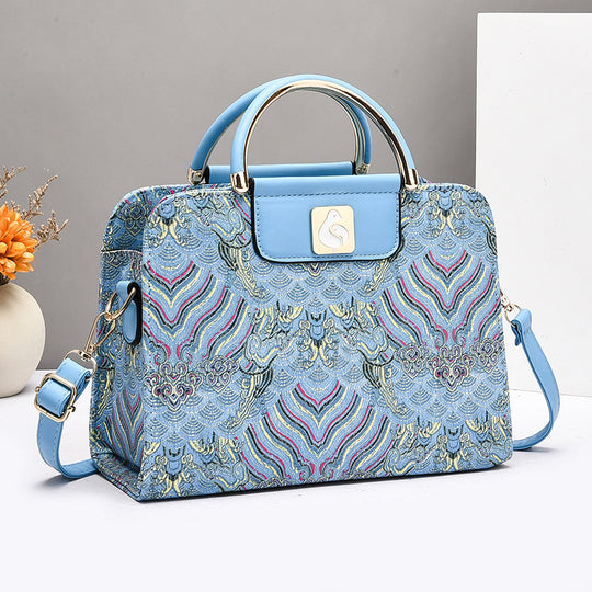 Damen strukturiertes Shopper-Tasche mit verspieltem Design Nord Taschen
