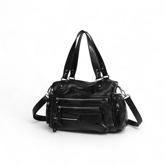 Nord Taschen | Retro Leather Multipocket Handbag