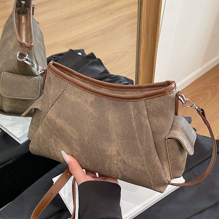 Damen Umhängetasche mit lässiger Struktur und praktischen Fächern Nord Taschen