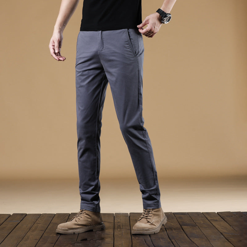Herren Locker geschnittene Baumwoll-Chino mit Komfortbund und dezentem Stretch Nord Taschen