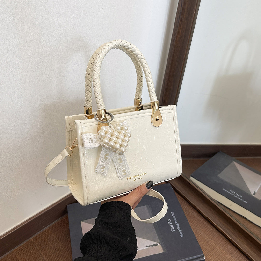 Damen elegante Handtasche im modernen Design mit strukturiertem Obermaterial Nord Taschen