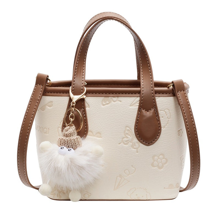 Damen Mini-Handtasche mit niedlichem Anhänger | Nord Taschen