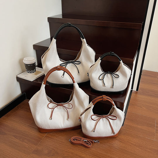 Damen Hobo-Tasche mit geflochtenem Design und Lederakzenten Nord Taschen