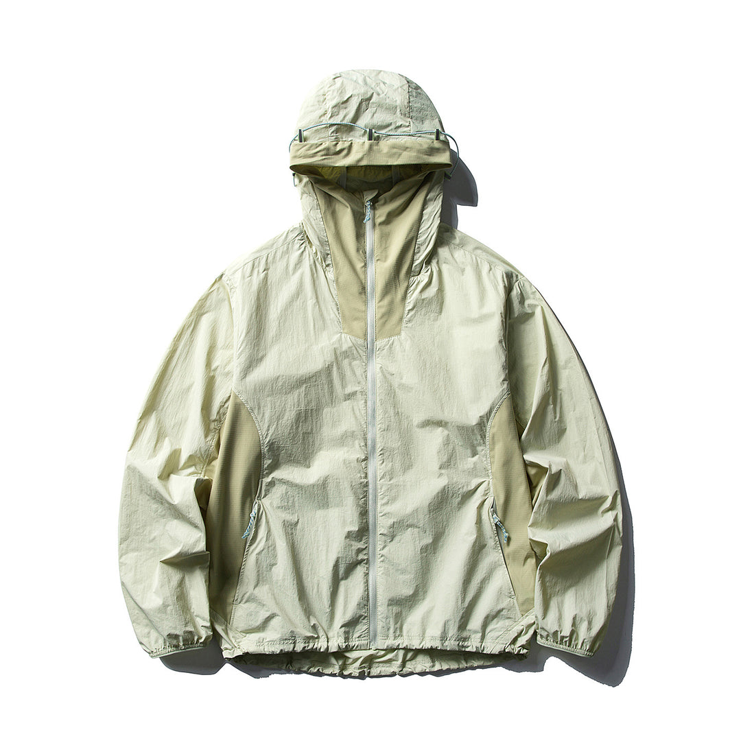 Herren Leichter Ripstop-Anorak mit Kapuze, Belüftungs- und Einsatzdetails Nord Taschen