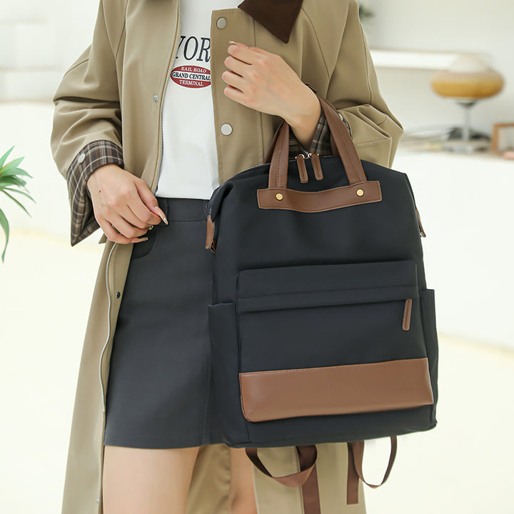 Damen multifunktionaler Rucksack mit eleganten Lederakzenten Nord Taschen