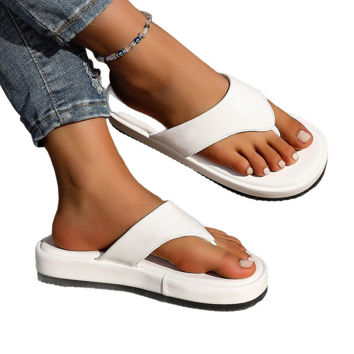 Damen Komfortable Zehensandalen mit ergonomischem Fußbett und rutschfester Sohle