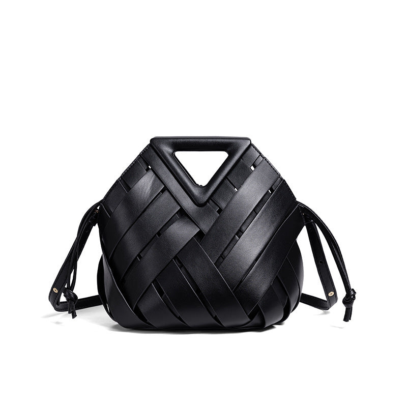 Damen modische Beuteltasche mit geflochtenem Design Nord Taschen