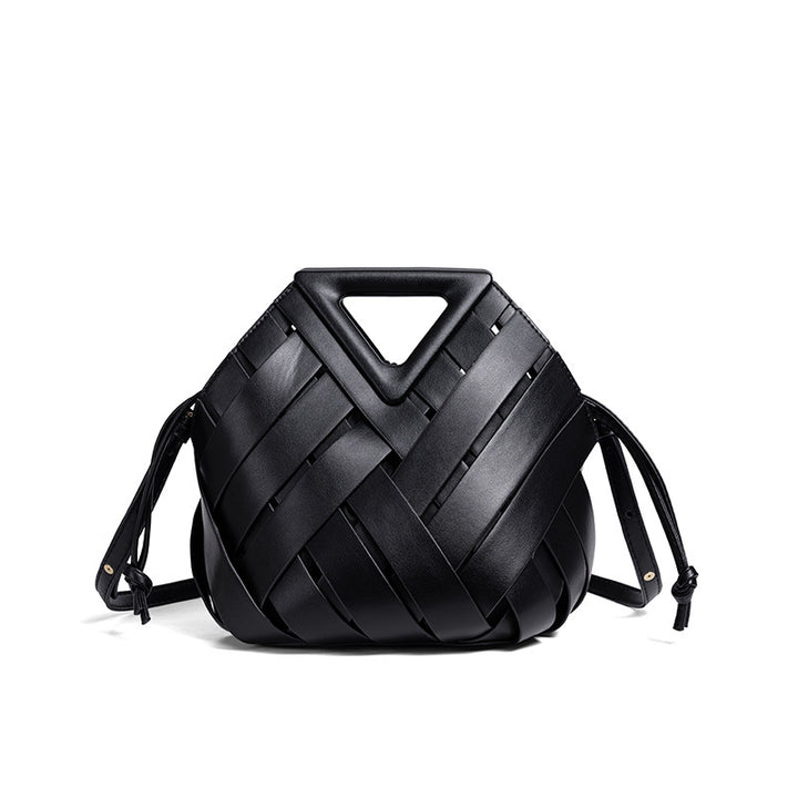 Damen modische Beuteltasche mit geflochtenem Design Nord Taschen