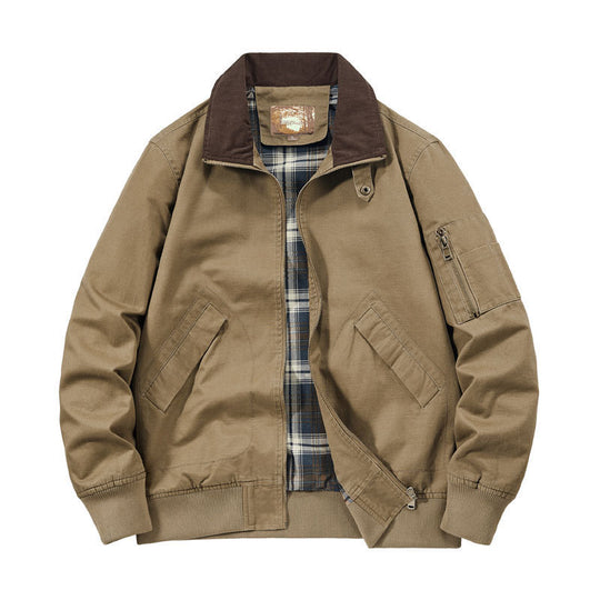 Herren Cordkragen-Fieldjacke Nord Taschen