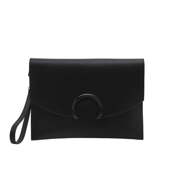 Damen elegante Clutch-Tasche mit künstlerischem Metallverschluss Nord Taschen