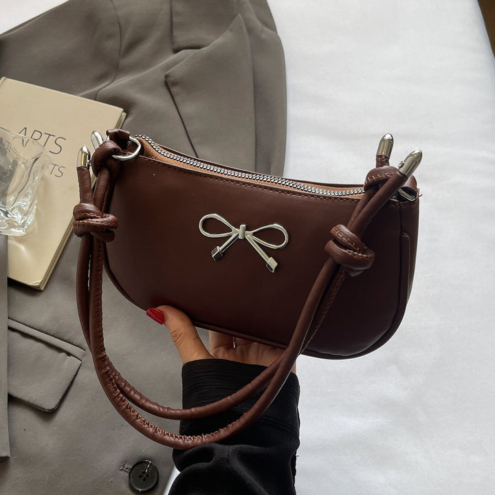 Damen elegante Handtasche mit dekorativen Schleifendetails Nord Taschen