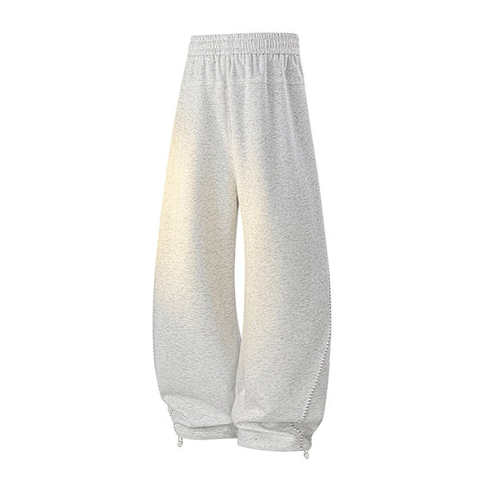 Herren Oversize-Baggy-Jogginghose mit Tunnelzug, seitlicher Druckknopfleiste & verstellbaren Beinabschlüssen Nord Taschen