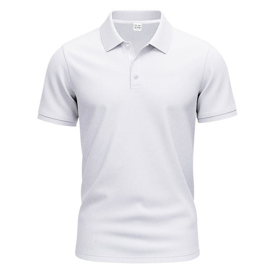 Herren nan atmungsaktives Piqué Poloshirt Kurzarm mit Knopfleiste Nord Taschen