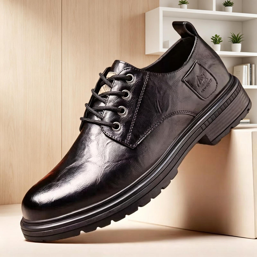 Herren Elegante Leder Schnürschuhe Nord Taschen