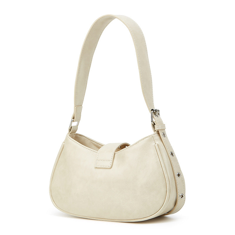 Damen Hobo-Tasche mit komfortabler Faltstruktur und dekorativem Gürtel Nord Taschen