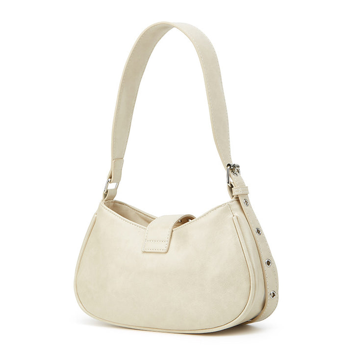Damen Hobo-Tasche mit komfortabler Faltstruktur und dekorativem Gürtel Nord Taschen