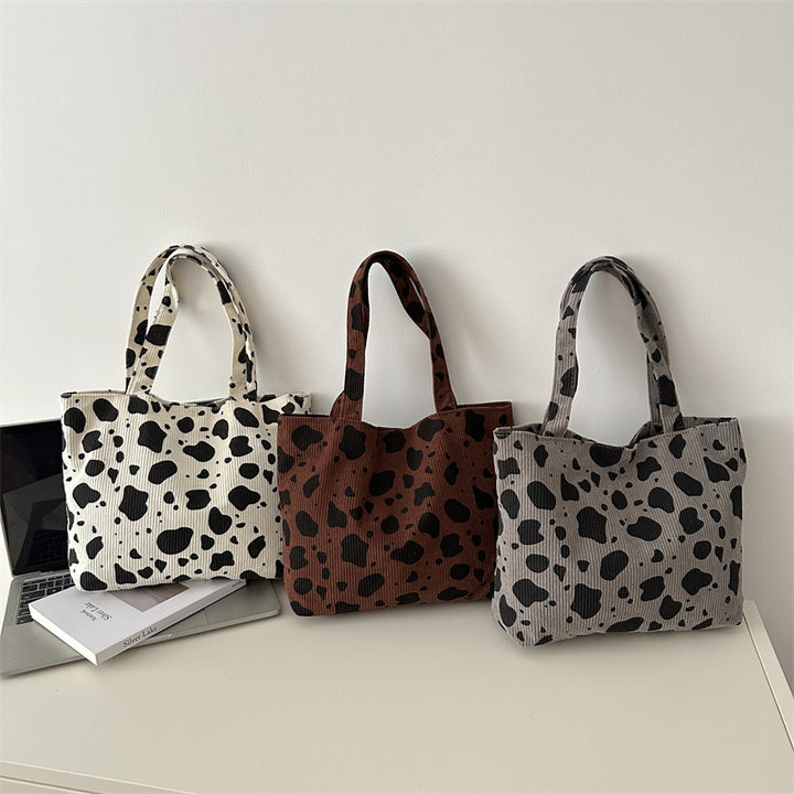 Damen Einkaufstasche mit stilvollem Leopardenmuster Nord Taschen