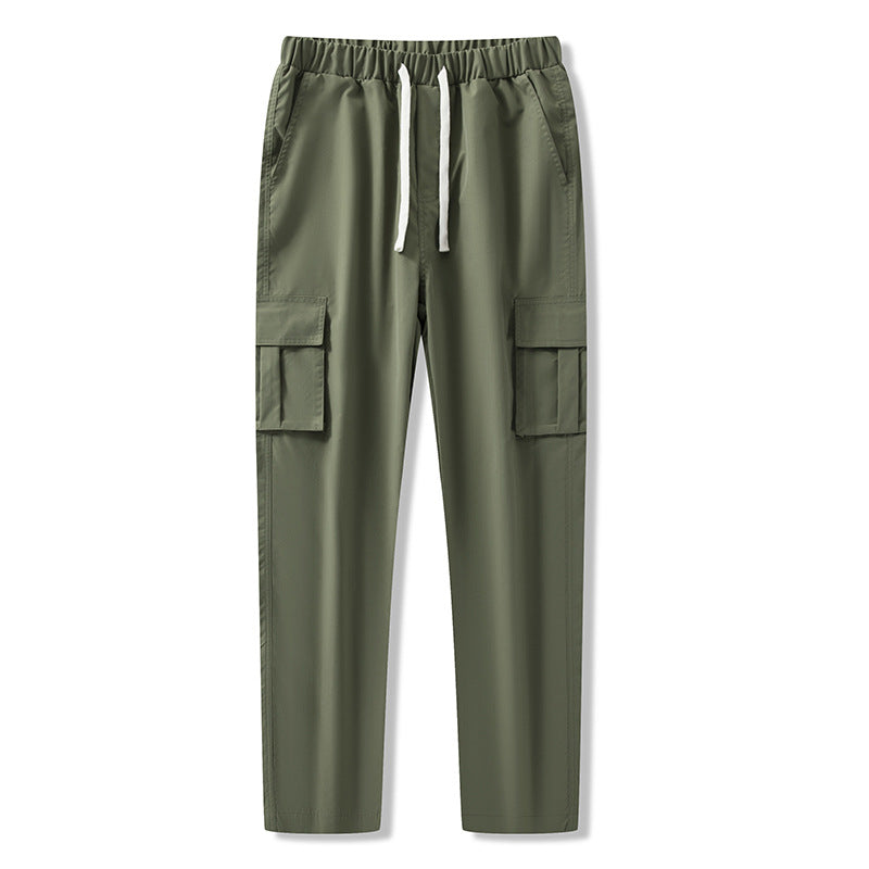 Herren Technische Cargo-Hose mit Tunnelzugbund, verstärkten Knien & verstellbarem Beinabschluss Nord Taschen