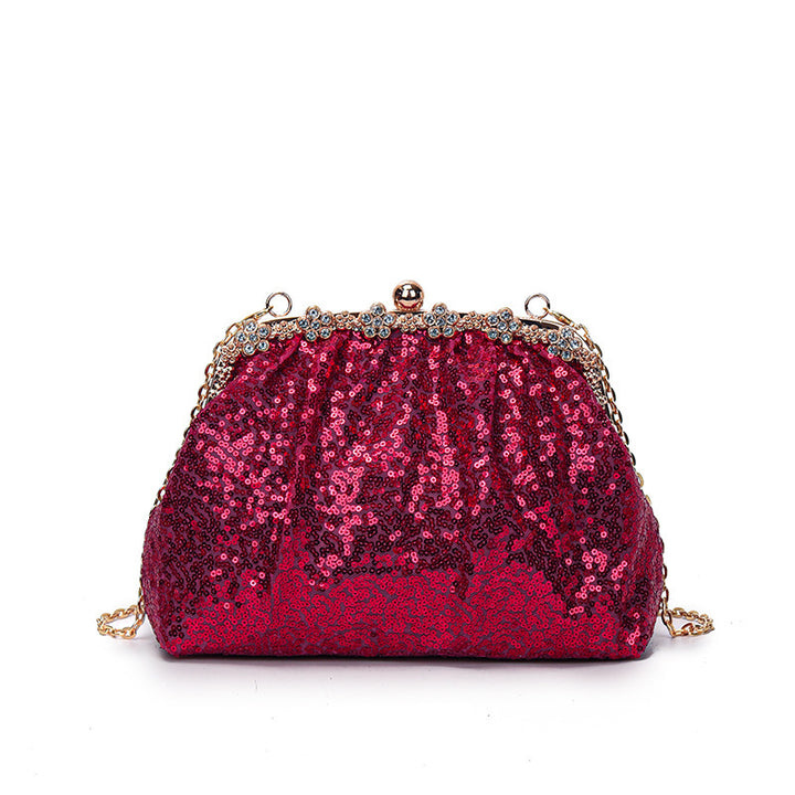 Damen glamouröse Abendtasche mit funkelnden Strassdetails Nord Taschen