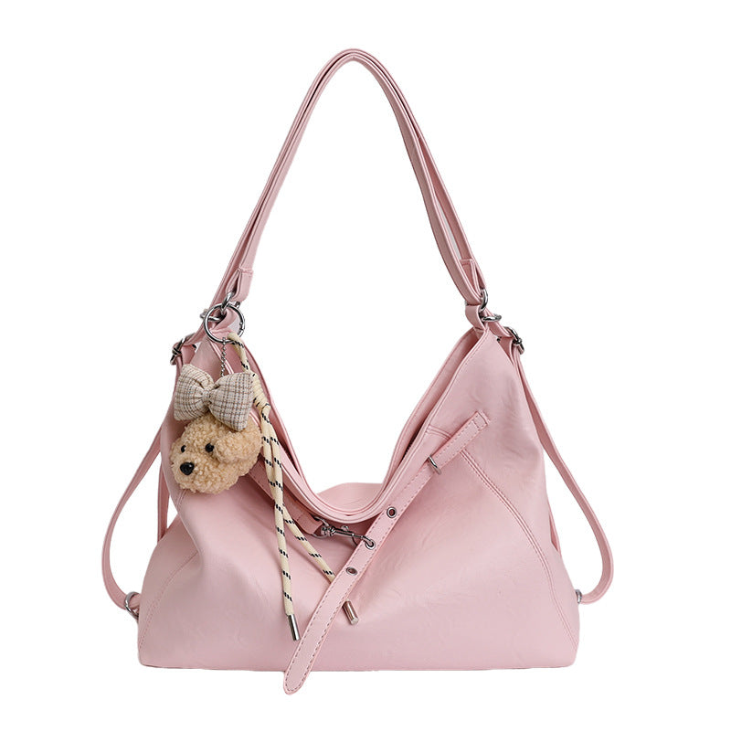 Damen Handtasche mit verspieltem Anhänger Nord Taschen