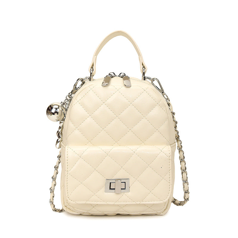 Damen modische Mini-Rucksacktasche mit elegantem Kettenriemen Nord Taschen
