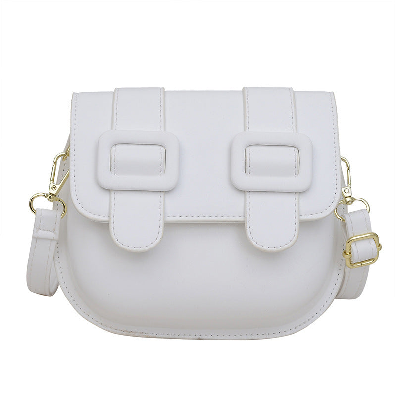 Damen Schultertasche mit doppelten Schnallen Nord Taschen
