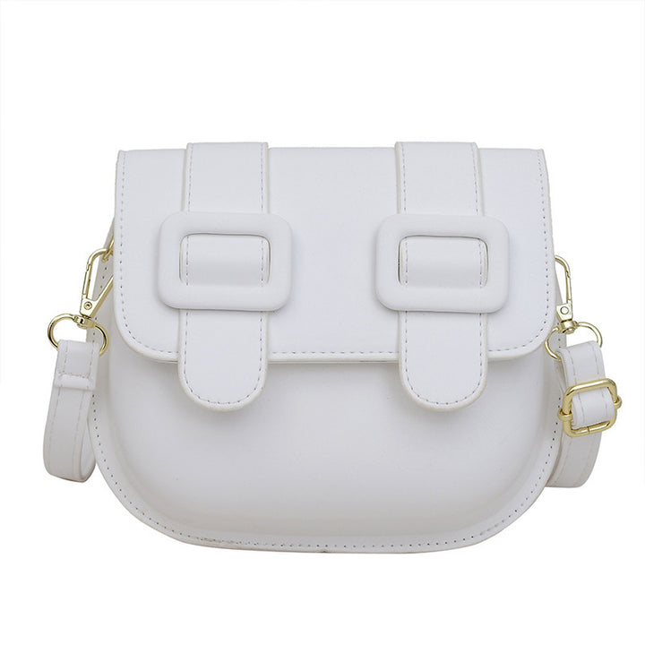 Damen Schultertasche mit doppelten Schnallen Nord Taschen