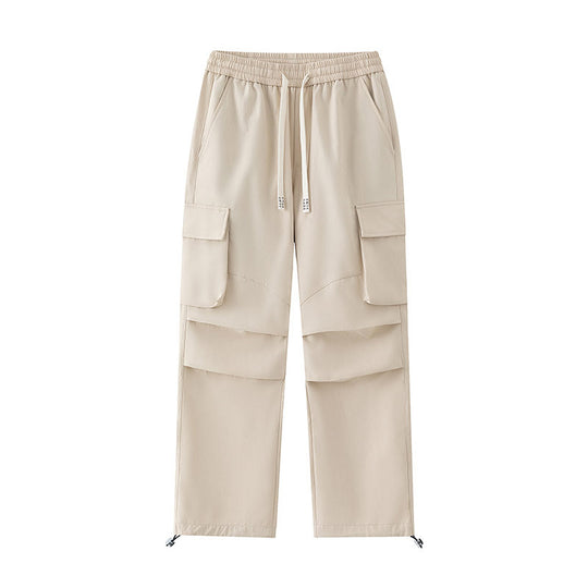 Herren Cargo-Hose mit elastischem Bund, Lagen‑Detail und Reißverschluss-Saum Nord Taschen