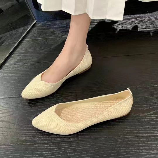 Damen elegante und atmungsaktive Ballerinas mit flexiblem Fußbett - Arvani