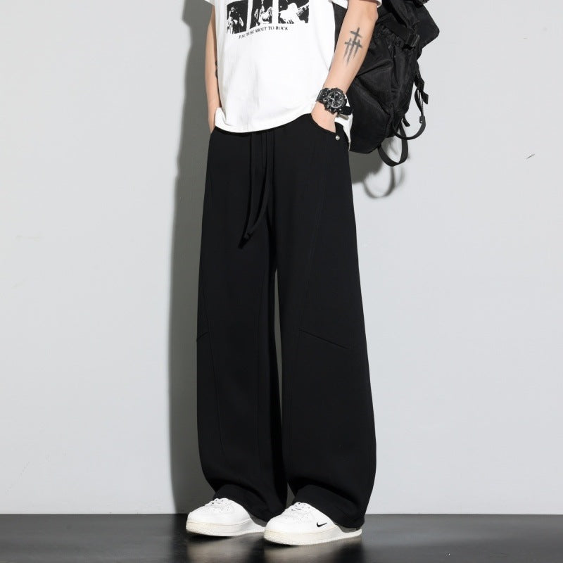 Damen Weite Lagen-Loungehose mit Cargo-Details & elastischem Tunnelzug Nord Taschen