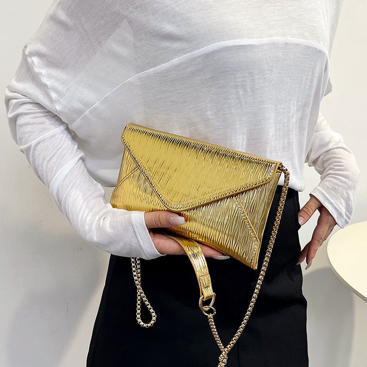 Damen elegante Clutch mit strukturiertem Design Nord Taschen