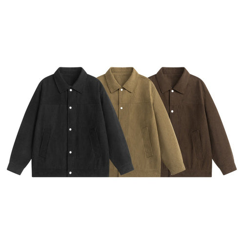 Herren Overshirt-Jacke im Utility-Design mit Druckknopfleiste und aufgesetzten Eingrifftaschen Nord Taschen